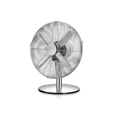 VENTILATORE DA TAVOLO 30CM CROMATO FANCY HOME