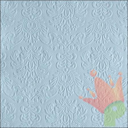 TOVAGLIOLI 33X33 3V ELEGANCE PALE BLUE 15PZ