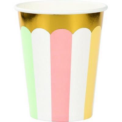 BICCHIERE 266ML PASTEL CELEBRATION 8PZ