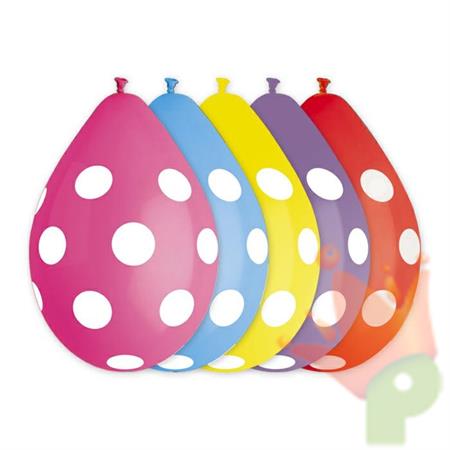 PALLONCINI 12INCH 30CM ALL AROUND MULTICOLOR 10PZ