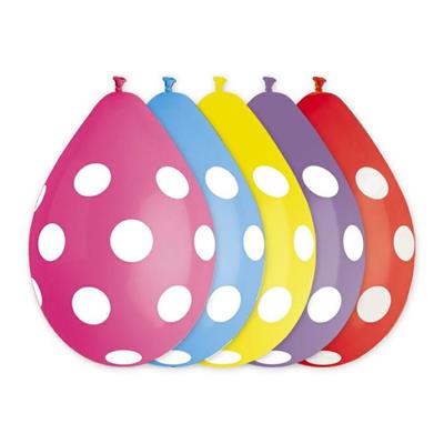 PALLONCINI 12INCH 30CM ALL AROUND MULTICOLOR 10PZ