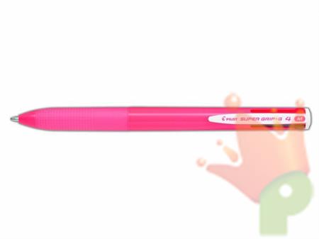 PENNA SUPER GRIP 4 COLORI ROSA