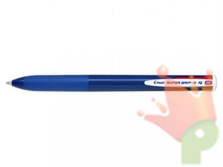 PENNA SUPER GRIP 4 COLORI BLU