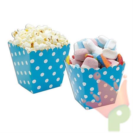 SWEETY BOX 6,5X8X6,5CM POIS TURCHESE 6PZ