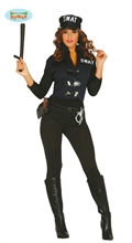 COSTUME DONNA SWAT TG. UNICA