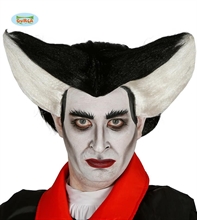 MASCHERA VAMPIRO BIANCO E NERA