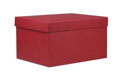 SCATOLA 38,5X30X22CM ROSSO max 8kg