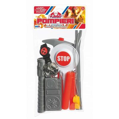 SET GIOCO ACCESSORI POMPIERE CON PALETTA