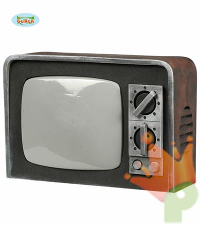 TV ANTICA CON LUCE E SUONO 31,5X22CM