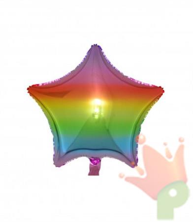 PALLONCINO MYLAR 19INCH ARCOBALENO