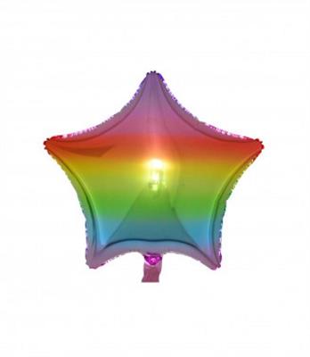 PALLONCINO MYLAR 19INCH ARCOBALENO