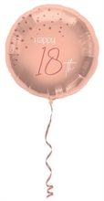 PALLONCINO MYLAR 18INCH 45CM ELEGANT LUSH BLUSH 18