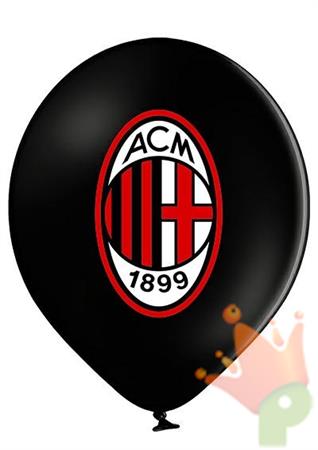 PALLONCINI 12INCH 30CM PRODOTTO UFFICIALE MILAN 12PZ