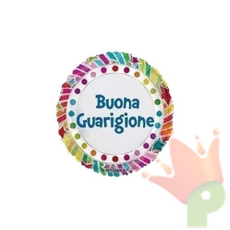 PALLONCINO MYLAR 18INCH BUONA GUARIGIONE