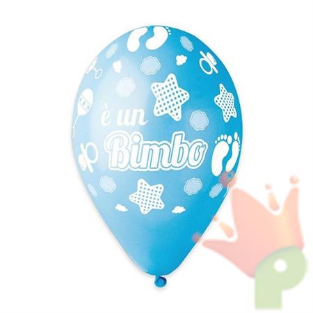 PALLONCINI ALL AROUND 12INCH 30CM E' UN BIMBO 50PZ