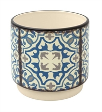 VASO CERAMICA MAIOLICA 12,3X12,5X12,5CM