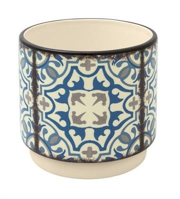 VASO CERAMICA MAIOLICA 12,3X12,5X12,5CM