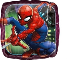 PALLONCINO MYLAR 18INCH 45 CM QUADRATO SPIDERMAN