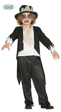 COSTUME SPOSO FANTASMA BAMBINO TG. 5-6 ANNI C5