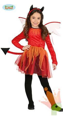 COSTUME DIAVOLESSA BAMBINA TG. 5-6 ANNI