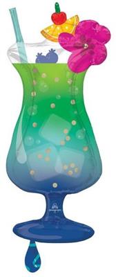 PALLONCINO SUPERSHAPE TROPICAL BLUE HAWAIIAN DRINK