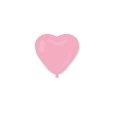 PALLONCINI CUORE 10INCH 26CM ROSA 100PZ