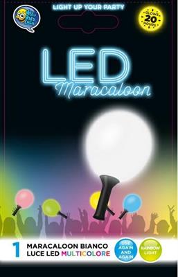 MARACALOON BIANCO CON LED MULTICOLOR