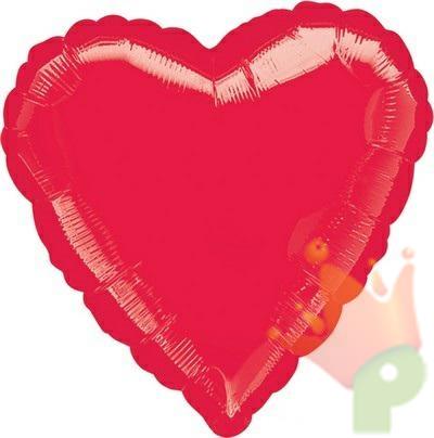 PALLONCINO MYLAR 18INCH CUORE ROSSO