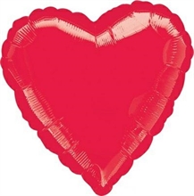 PALLONCINO MYLAR 18INCH CUORE ROSSO