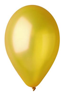 PALLONCINI 10INCH - 26CM ORO METAL 16PZ