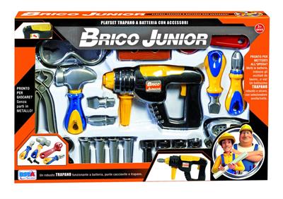 PLAYSET GIOCO TRAPANO B.O. BRICO JUNIOR