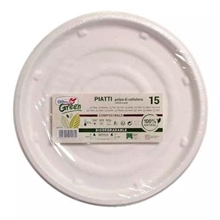 PIATTI PIZZA D. 32CM MATERBI AVORIO 12PZ