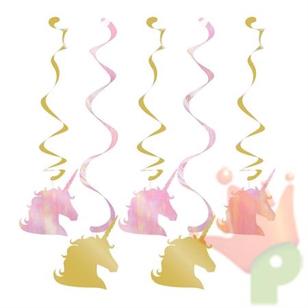 SET 5 PENDENTI UNICORN SPARKLE