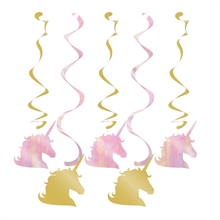 SET 5 PENDENTI UNICORN SPARKLE