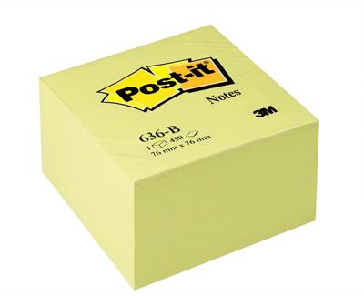 POST-IT CUBO GIALLO 76X76MM