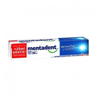 DENTIFRICIO MENTADENT WHITE SYSTEM 75+25ML