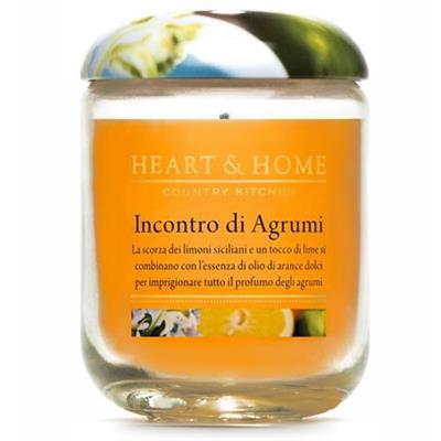 CANDELA HEART & HOME 340 G INCONTRO DI AGRUMI