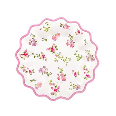 PIATTI 21CM ROMANTIC FLOWERS 8PZ