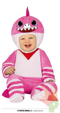 COSTUME BABY SQUALO ROSA  18-24 MESI