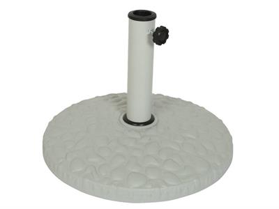 BASE PER OMBRELLONE DA ESTERNO 44,5CM H. 27CM BIANCO