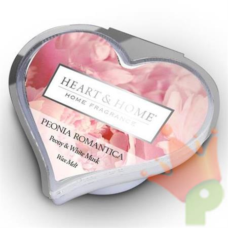 CIALDA IN CERA DI SOIA HEART & HOME 26 G PEONIA ROMANTICA