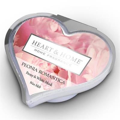 CIALDA IN CERA DI SOIA HEART & HOME 26 G PEONIA ROMANTICA