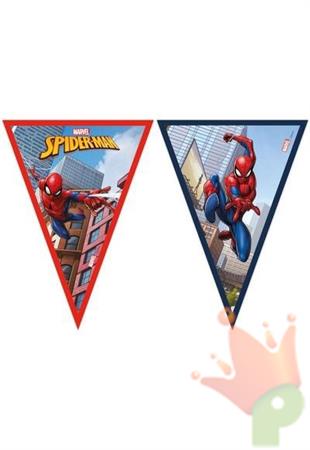 FESTONE BANDIERINE TRIANGOLARI SPIDERMAN CRIME FIGHT