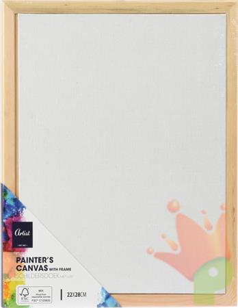 TELA PITTURA CON CORNICE 24 CM