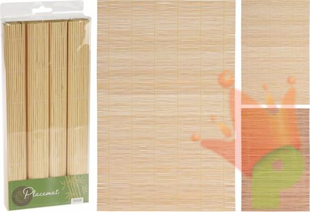 TOVAGLIETTE BAMBU' 45X30 CM 4 PZ