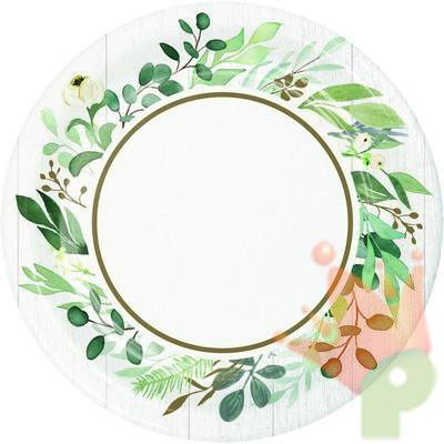 PIATTI 21 CM EUCALYPTUS GREENS 8 PZ