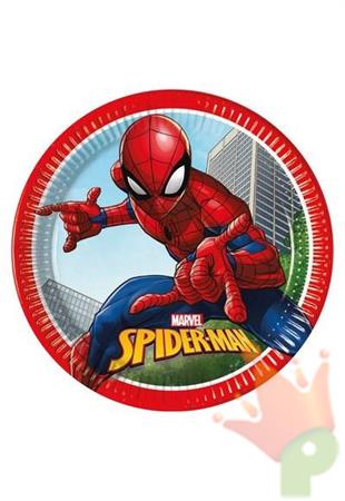 PIATTI 23 CM SPIDERMAN CRIME FIGHTER 8 PZ