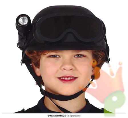 CASCO ANTISOMMOSSA CON TORCIA PER BAMBINI