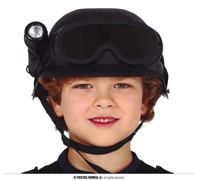 CASCO ANTISOMMOSSA CON TORCIA PER BAMBINI