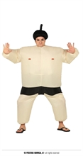 COSTUME SUMO GONFIABILE ADULTO TAGLIA L 52 54